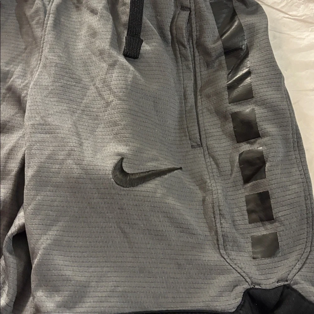 Nike boys Black and Gray Athletic Shorts 5